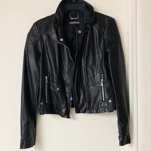 Faux Leather Jacket